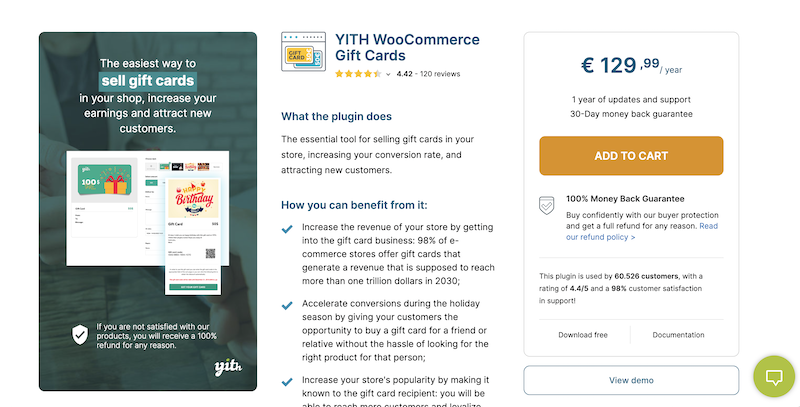 YITH WooCommerce Gift Cards