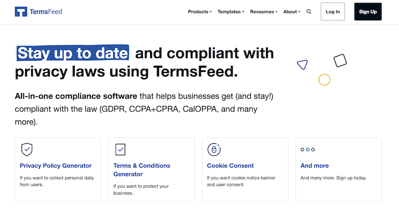 TermsFeed WordPress Privacy Policy Generators