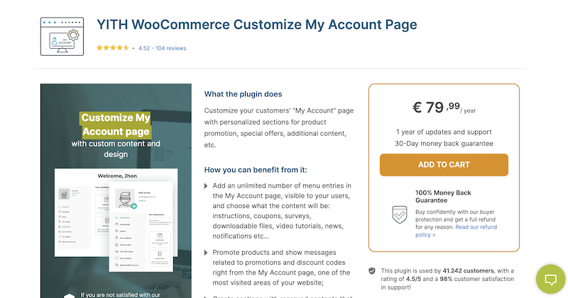 YITH WooCommerce Customize My Account Page