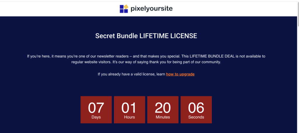 Code secret de PixelYourSite